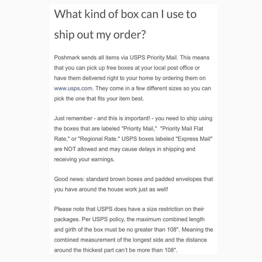 Packages over 10 lbs are not supported by Poshmark - Picture 4 of 6
